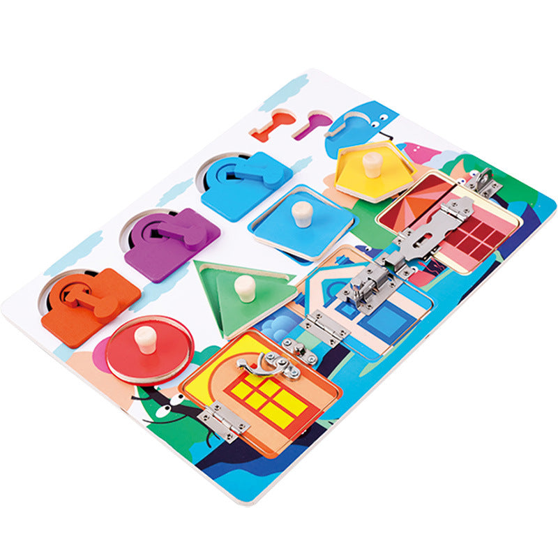 Toystar EcoToys CleverLock™ | Develop fine motor skills in a playful way - Educational Montessori Board - Ontwikkel spelen...