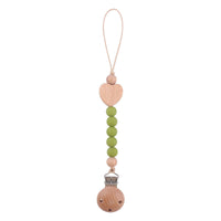 Thumbnail for Toystar Ecotoys CozyClip™ | Safe & stylish - Wooden pacifier chain for babies - Veilig & stijlvol - Houten speenketting vo...