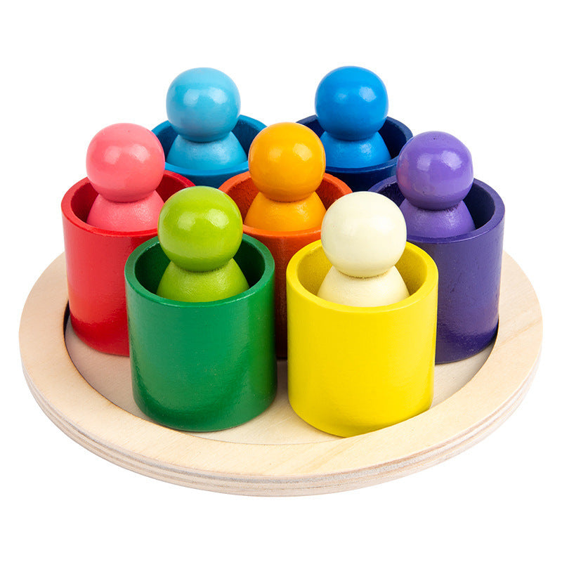 Toystar Rainbow Stacking Fun | Encourage Creativity - Educational Wooden Blocks for Children - Stimuleer Creativiteit - Ed...
