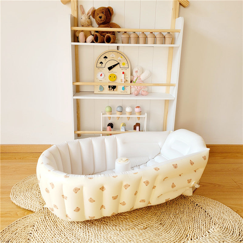 Toystar BabyBear Inflatable Bathtub | Comfort for your little one - Portable baby bathtub with soft support - Comfort voor...