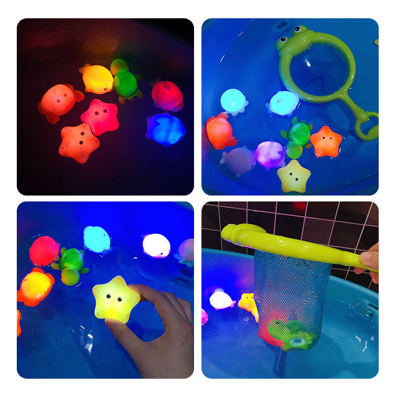 Toystar AquaLight Animals | Play fun while bathing - LED luminous bath toys - Speelpret tijdens het badderen - LED lichtge...