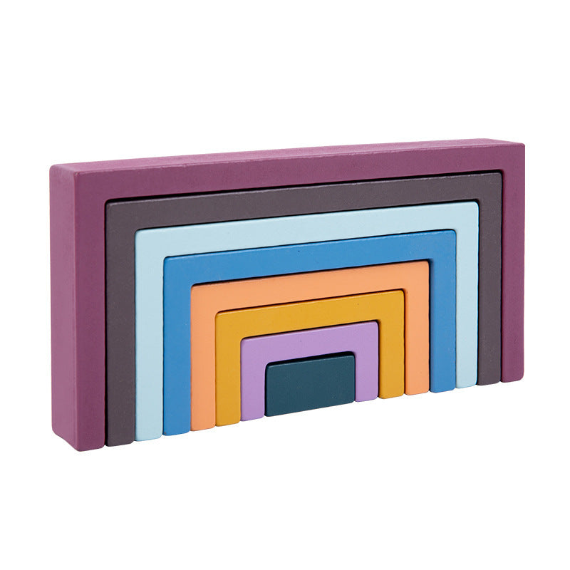 Toystar Rainbow Stacking Fun | Encourage Creativity - Educational Wooden Blocks for Children - Stimuleer Creativiteit - Ed...