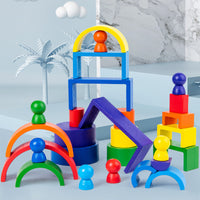 Thumbnail for Toystar Rainbow Stacking Fun | Encourage Creativity - Educational Wooden Blocks for Children - Stimuleer Creativiteit - Ed...