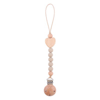 Thumbnail for Toystar Ecotoys CozyClip™ | Safe & stylish - Wooden pacifier chain for babies - Veilig & stijlvol - Houten speenketting vo...