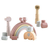 Thumbnail for Toystar EcoToys AnimalStack™ | Endless Play and Learning - Montessori animal stacking blocks - Eindeloos Spel en Leren - M...