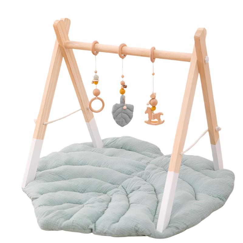 Toystar Cloud & Star Baby Play Gym | Bring joy to your baby's play - Soft wooden sensory toys for newborns - Breng vreugde...