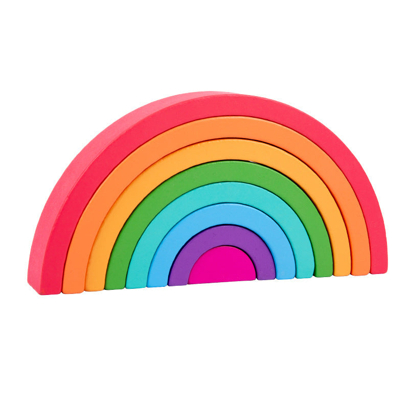 Toystar Rainbow Stacking Fun | Encourage Creativity - Educational Wooden Blocks for Children - Stimuleer Creativiteit - Ed...