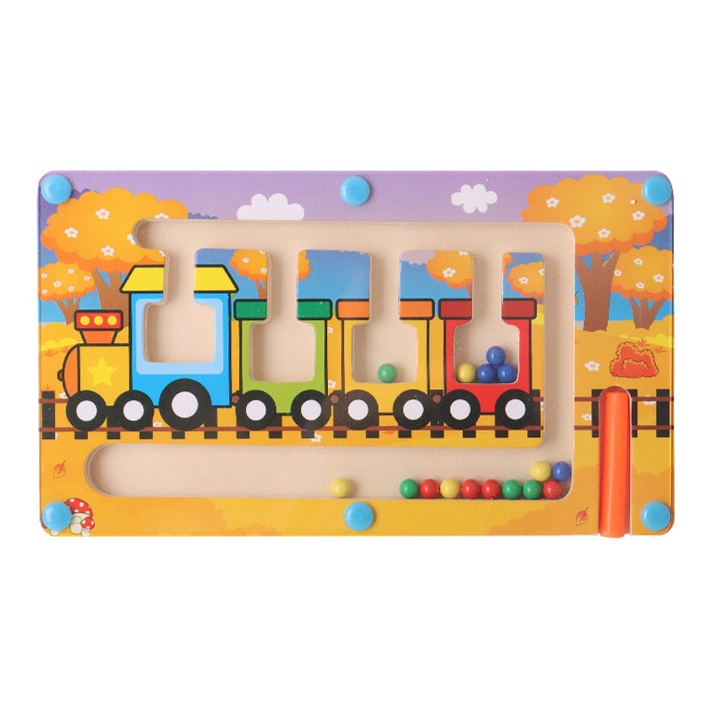 Toystar Magnetix Color-Maze Puzzle | Discover Colors & Numbers - Educational Montessori Toys - Ontdek Kleuren & Cijfers - ...