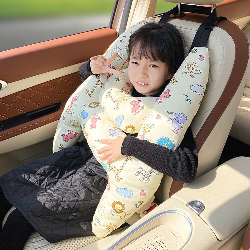 Toystar CozyTrip Travel Pillow | Comfort on the road - Children's Ergonomic Car Cushion - Bestseller - autokussen voor kin...