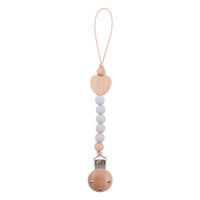 Thumbnail for Toystar Ecotoys CozyClip™ | Safe & stylish - Wooden pacifier chain for babies - Veilig & stijlvol - Houten speenketting vo...