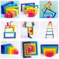 Thumbnail for Toystar Rainbow Stacking Fun | Encourage Creativity - Educational Wooden Blocks for Children - Stimuleer Creativiteit - Ed...