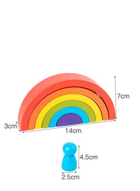 Thumbnail for Toystar Rainbow Stacking Fun | Encourage Creativity - Educational Wooden Blocks for Children - Stimuleer Creativiteit - Ed...