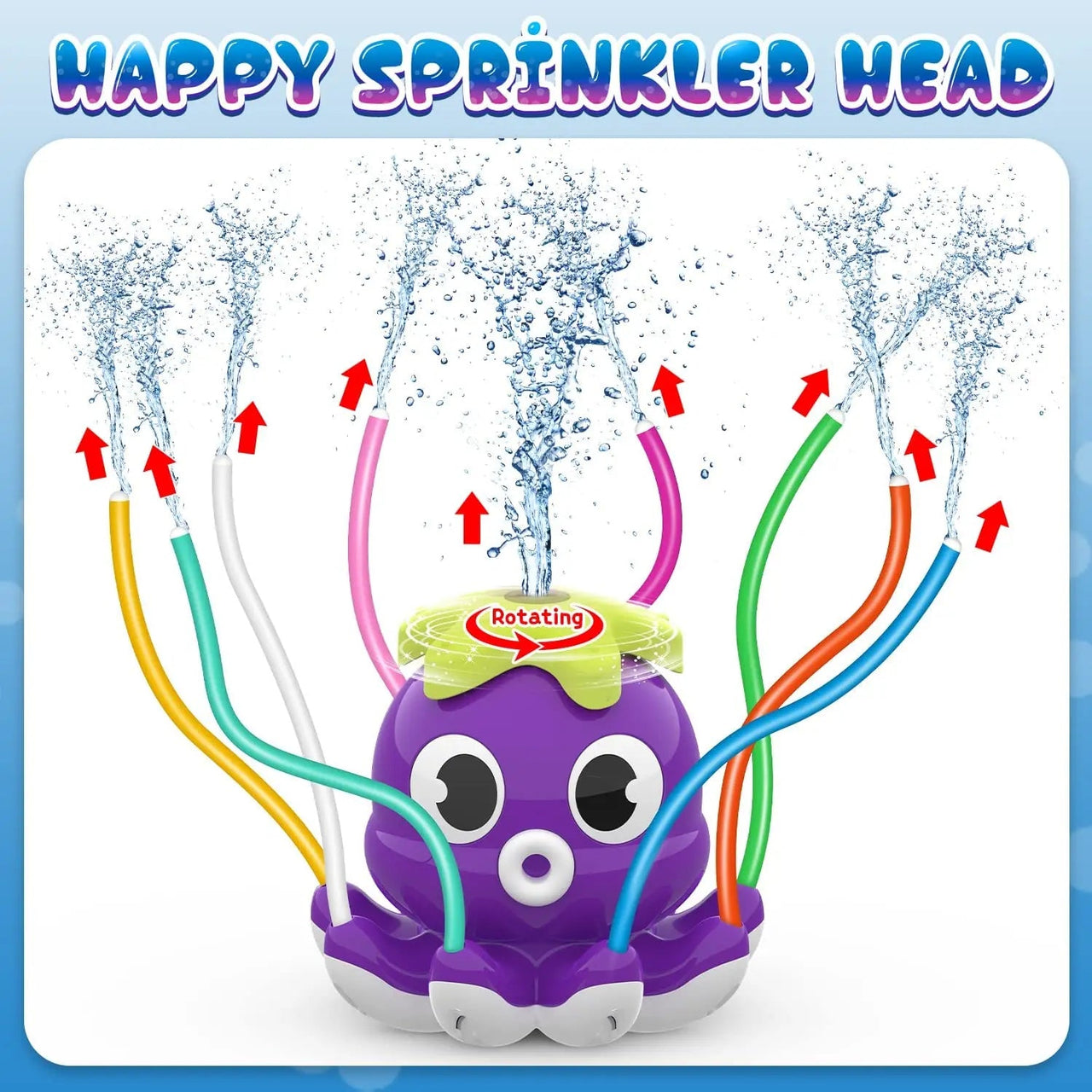 Toystar NL OctoSpray | Octopus Water Sprinkler for Kids – Playful Garden Refreshment Easy Installation Compact Size - Buit...
