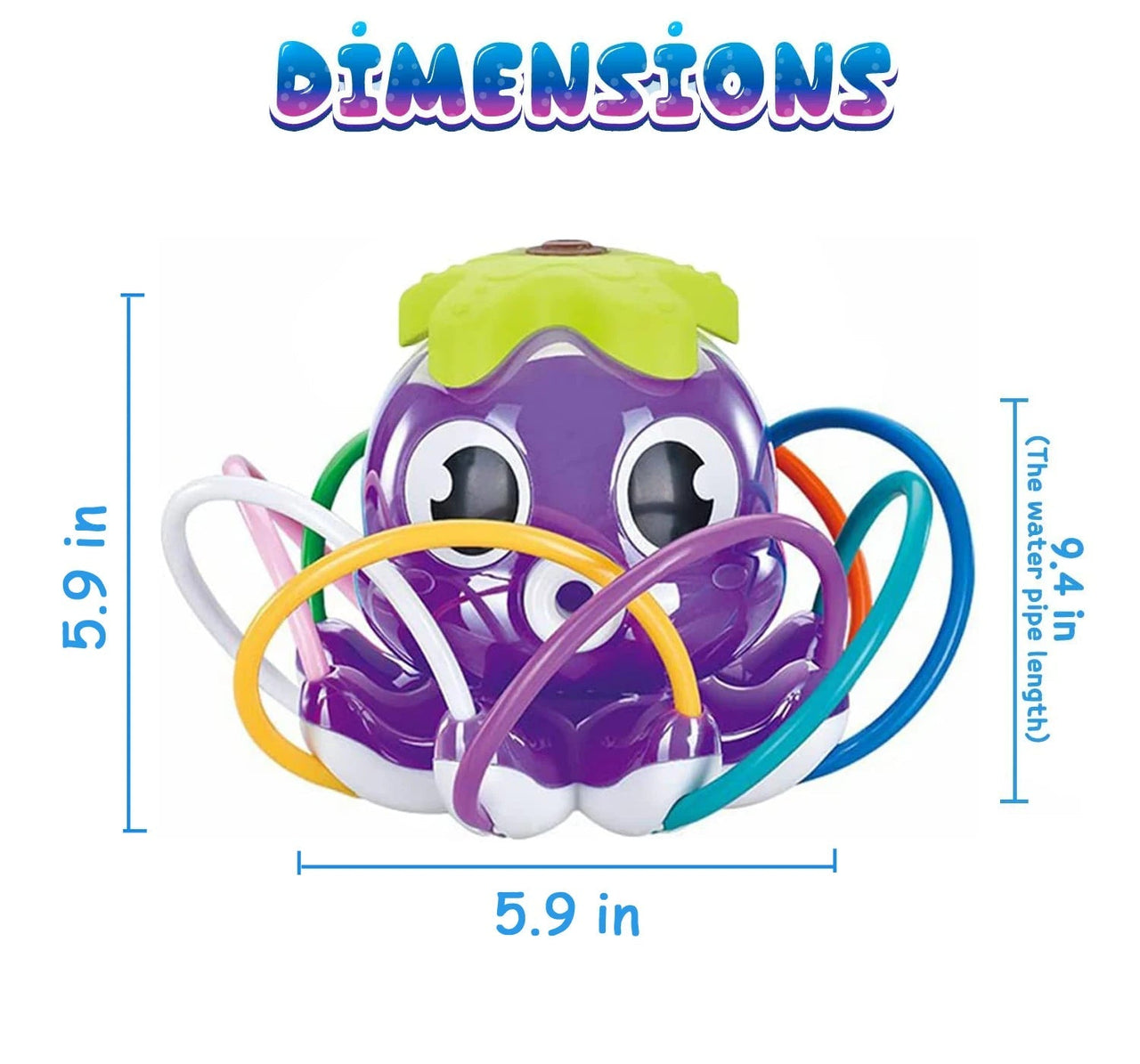 Toystar NL OctoSpray | Octopus Water Sprinkler for Kids – Playful Garden Refreshment Easy Installation Compact Size - Buit...