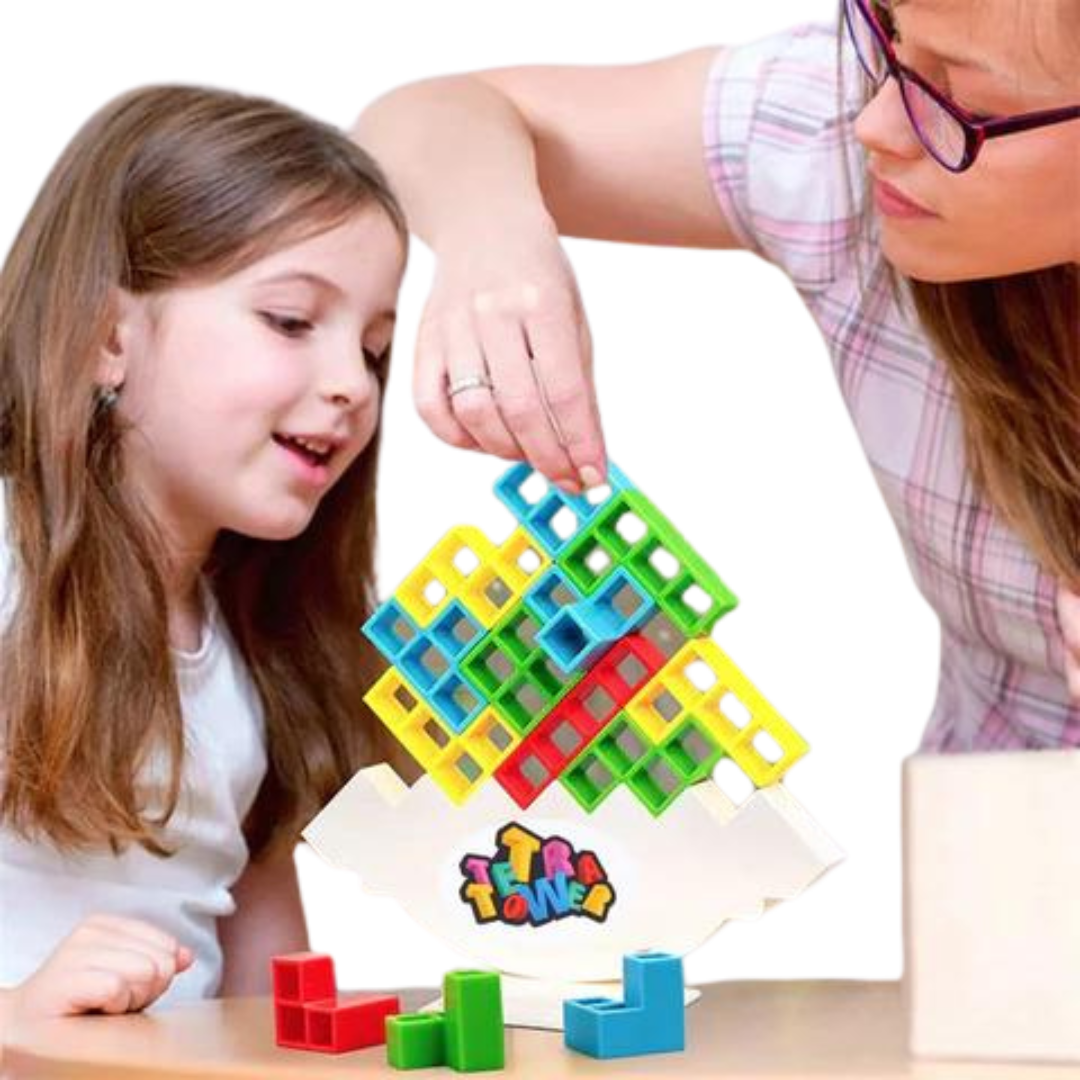 Toystar TetraTower |  Build and balance! - Tetris Stacking Game - Bouw en balanseer! - Tetris Stapelspel
