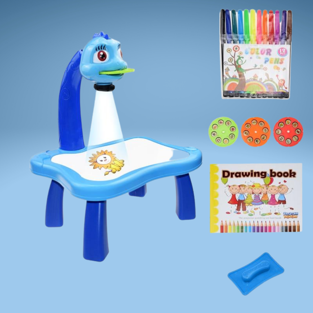 Sketchy Table | Incl. 12-piece drawing set worth - Encourages creative drawing and fun