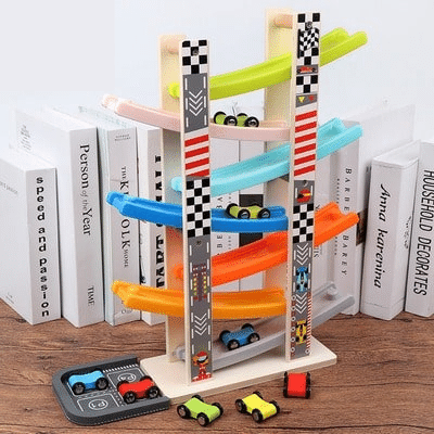 Toystar RacerFun | Magic Coloring Track - Wooden Playset for Children - Magische Kleurbaan - Houten Speelset voor Kinderen...