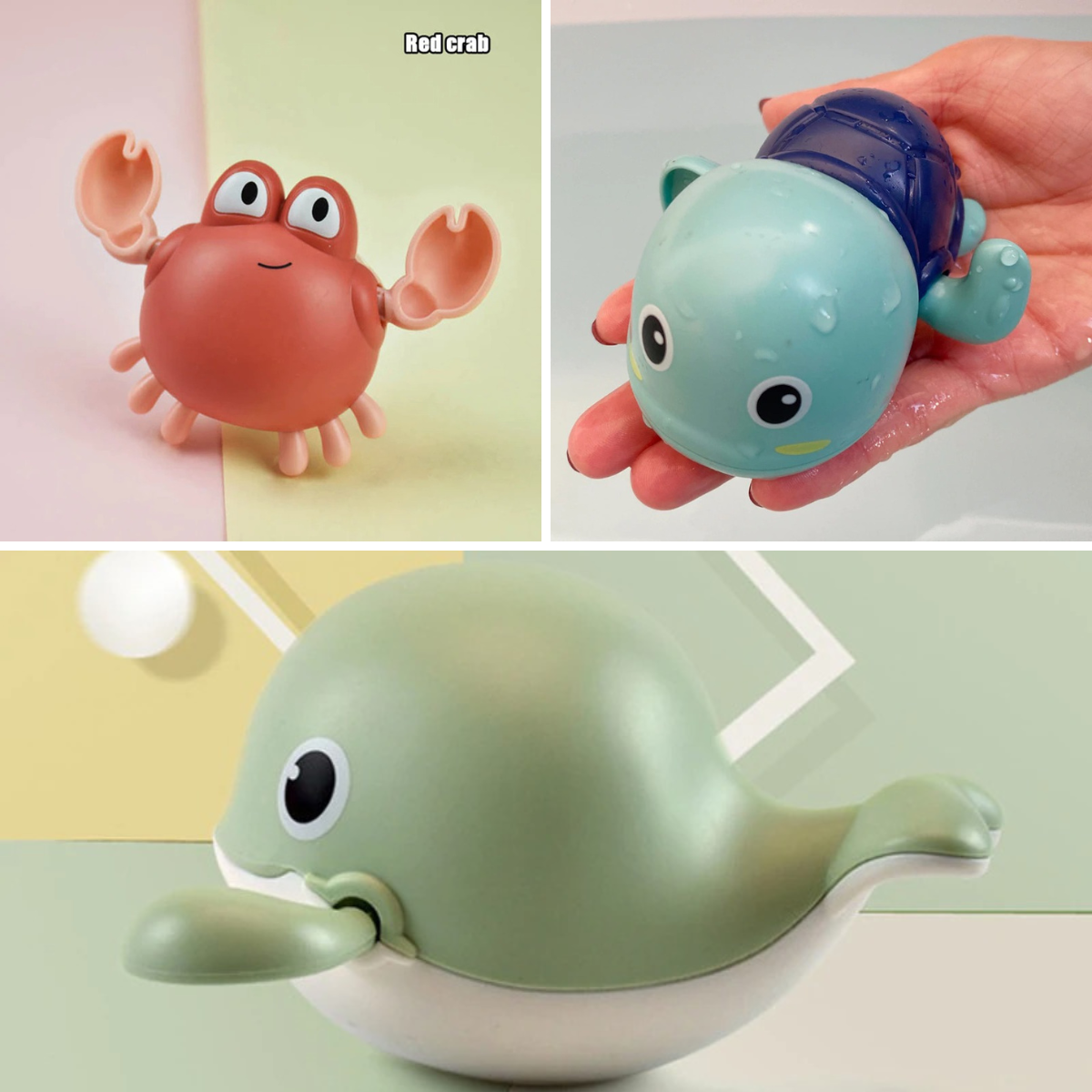 Swimming bath turtles | Bath toys