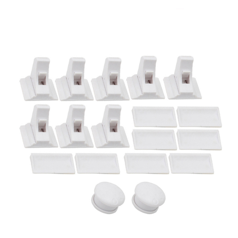 Toystar NL Invisible Child Lock | 4x Sets, Self-adhesive, Drill-free – Safety Without Visible Locks for Children 0-4 - Kin...