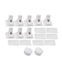 Thumbnail for Toystar NL Invisible Child Lock | 4x Sets, Self-adhesive, Drill-free – Safety Without Visible Locks for Children 0-4 - Kin...