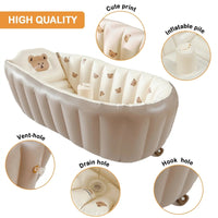 Thumbnail for Toystar NL BubbleNest | Inflatable Baby Bathtub for Home and Travel - Safe and Compact Travel Model with Non-Slip Bottom a...