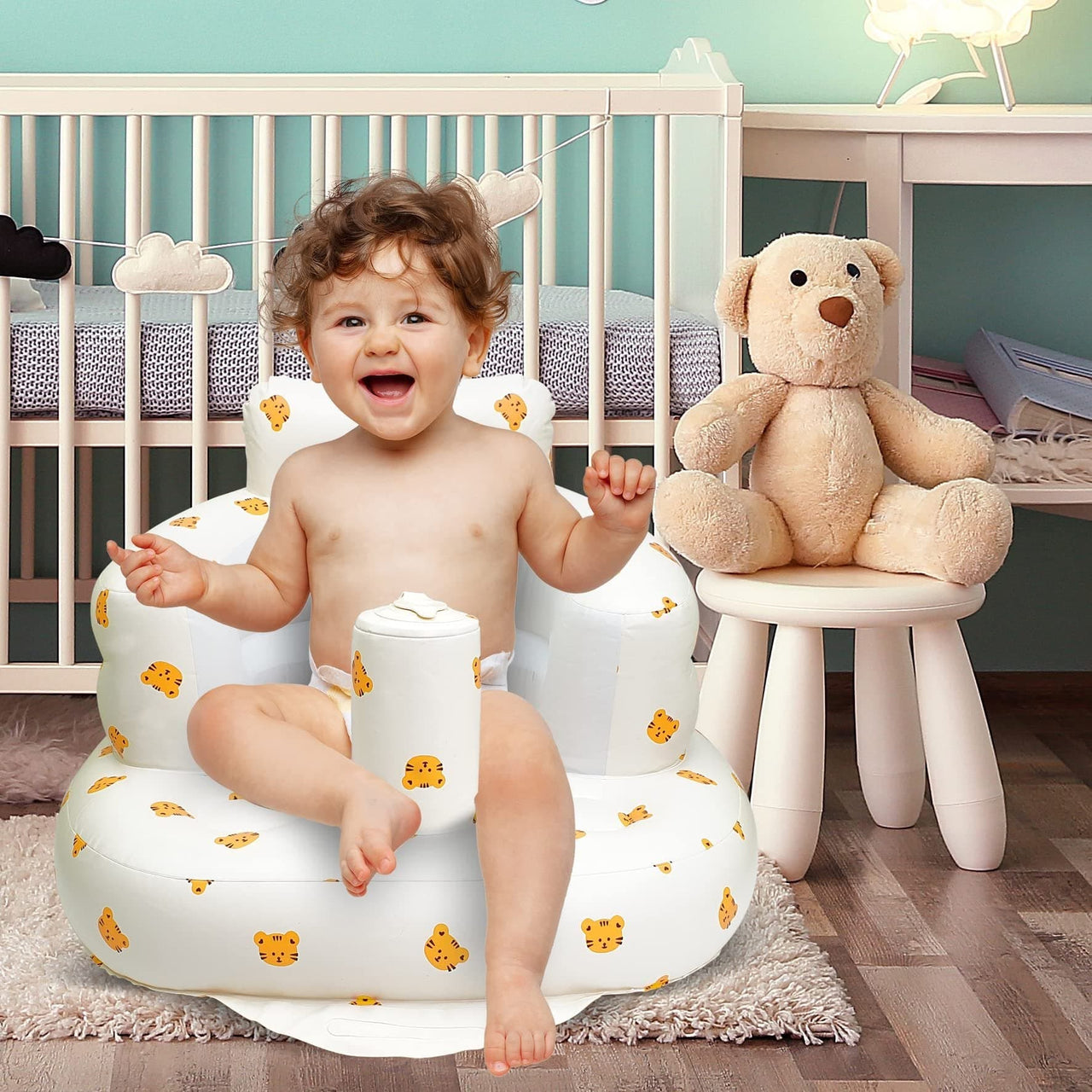 Toystar NL PuffiSeat | Inflatable Baby Seat – Ergonomic, Lightweight and Portable for Babies and Toddlers - Babymeubels (4)