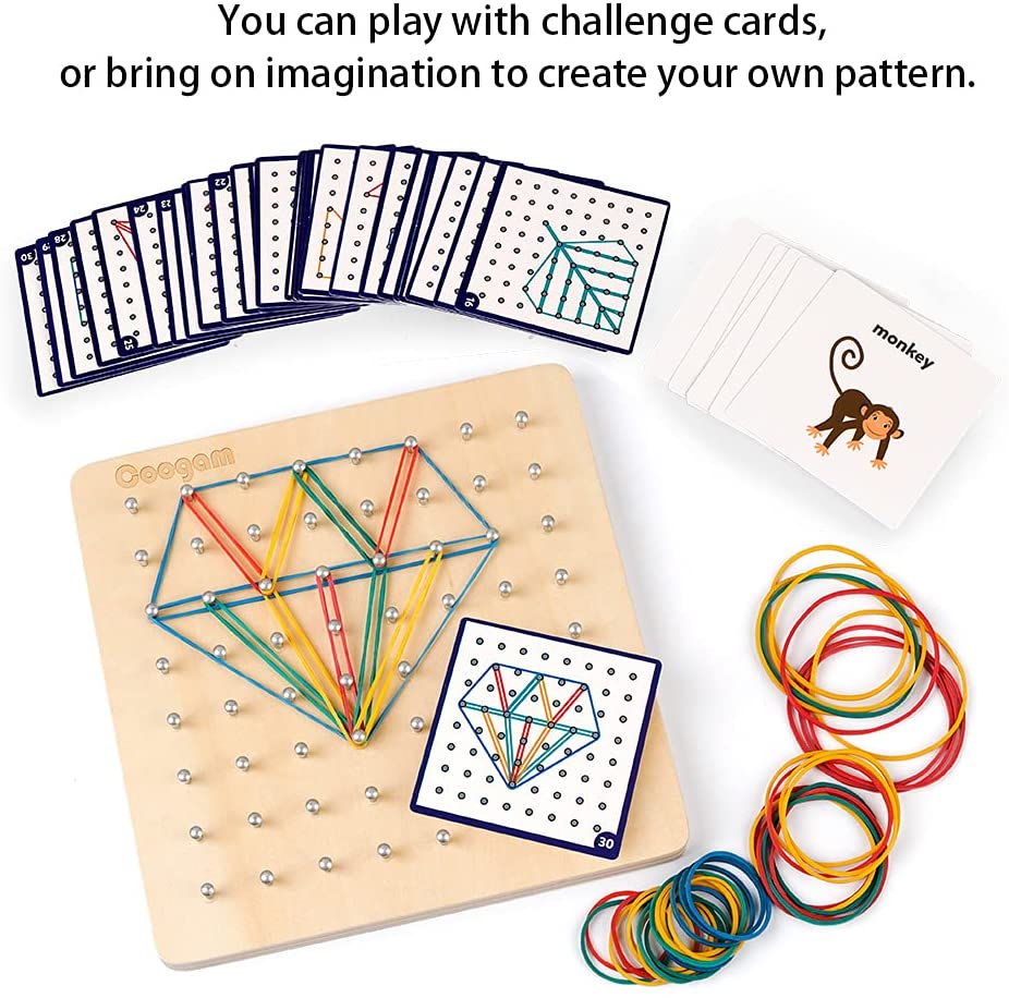 Toystar EcoToys MontiBoard | Creative Development - Educational Game Board for Children - Creatieve Ontwikkeling - Educati...