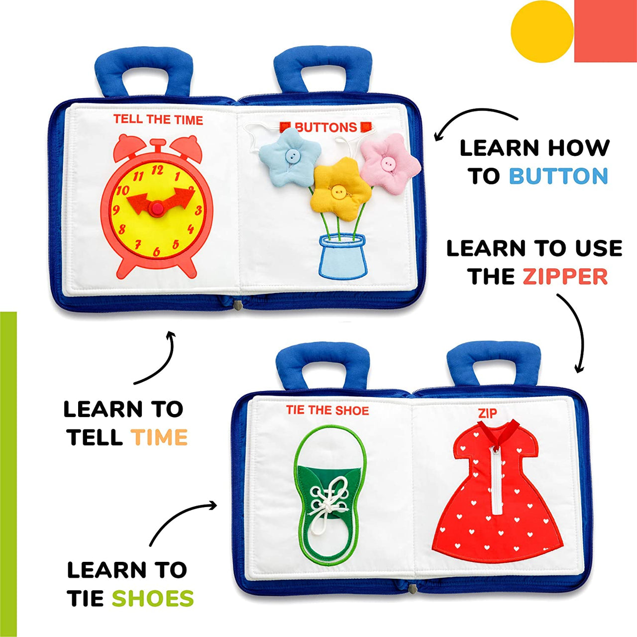Toystar QuietPlay Book | Silent Interaction - Educational toys for babies and toddlers - Stille interactie - Educatief spe...