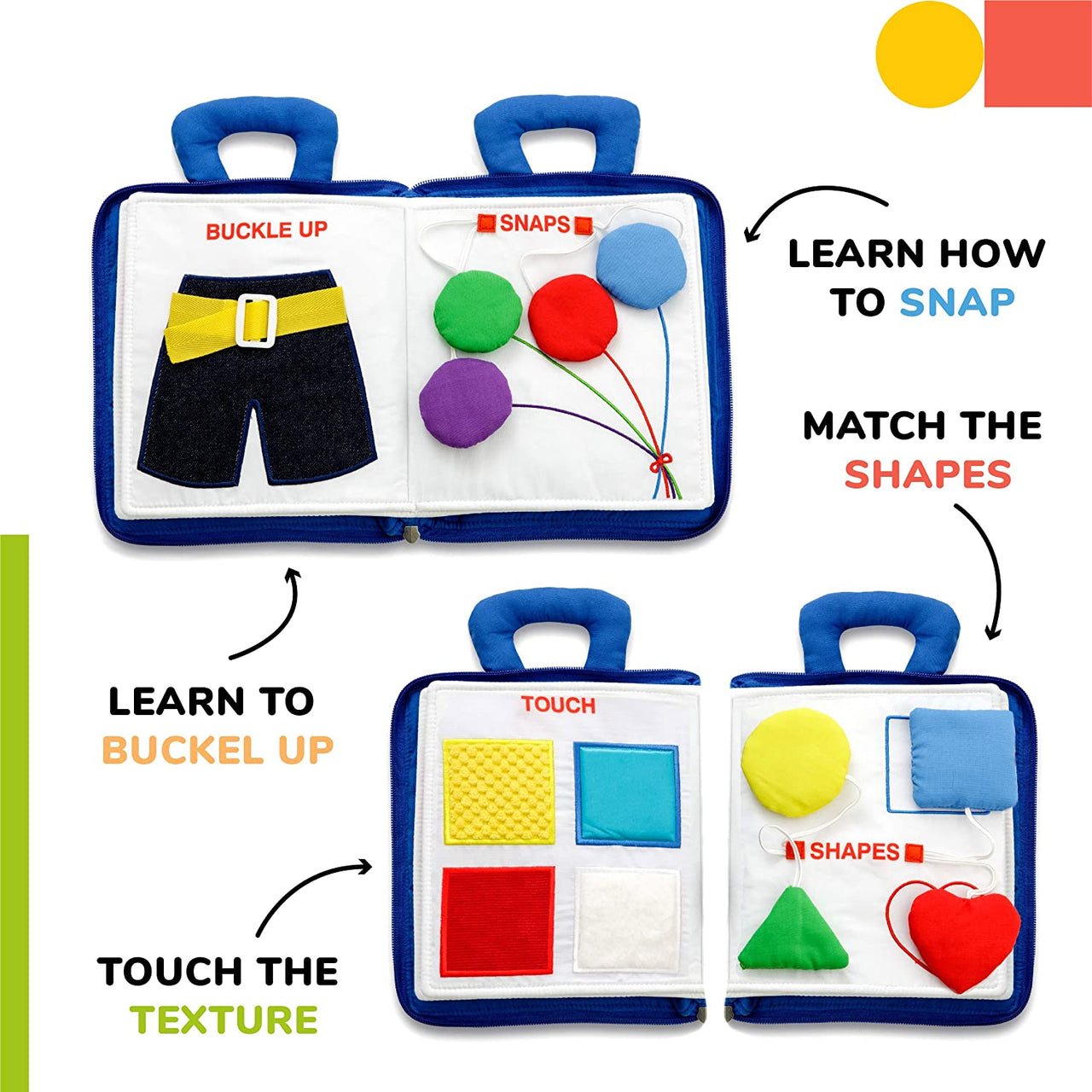 Toystar QuietPlay Book | Silent Interaction - Educational toys for babies and toddlers - Stille interactie - Educatief spe...