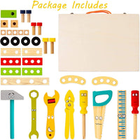 Thumbnail for EcoToys Wooden Tool Box | Educational - Toys