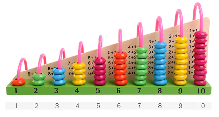 Toystar EcoToys Rainbow Math Fun | Educational Play Experience - Wooden Abacus - Educatieve Speelervaring - Houten Telraam...