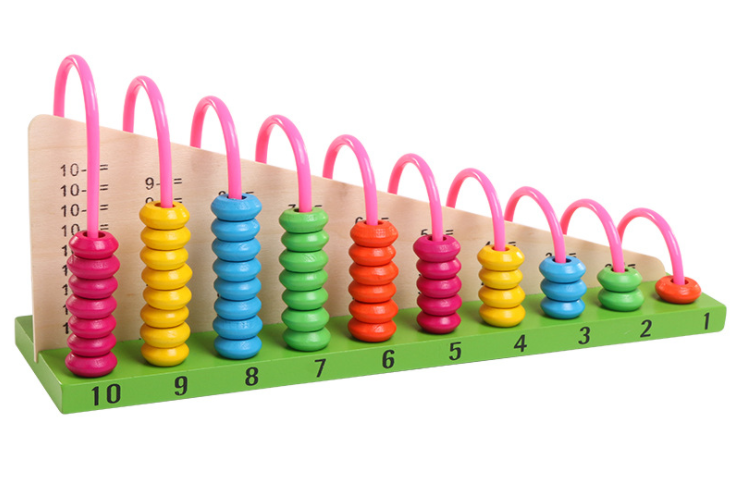 Toystar EcoToys Rainbow Math Fun | Educational Play Experience - Wooden Abacus - Educatieve Speelervaring - Houten Telraam