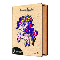 Thumbnail for Toystar EcoToys Unipuzzle | Magic Wooden Puzzle Game - Unicorn Animal Puzzle - Magisch Houten Puzzelspel - Eenhoorn Dieren...