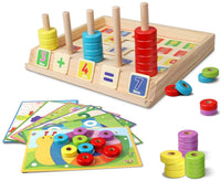 Thumbnail for Toystar EcoToys MathMaster | Play and learn - Educational wooden math game for children - Speel en leer - Educatief houten...