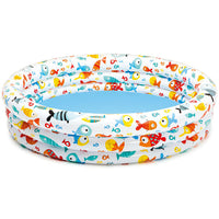 Thumbnail for Toystar BabySplash | Safe and fun water fun - Inflatable baby fishbowl pool set with ring and beach ball - Veilig en leuk ...