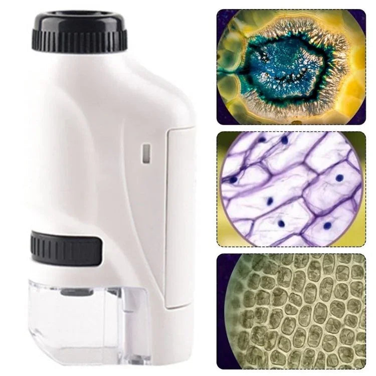 KidoScope | Portable pocket microscope for children with adjustable 60-120x zoom - Teach your children to discover!
