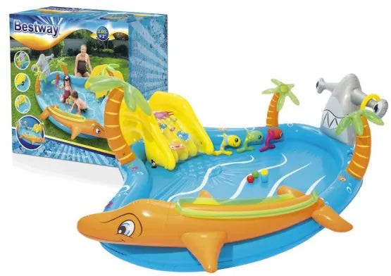Toystar AquaAdventure | Splashing fun for little explorers - Inflatable play pool - Spetterpret voor kleine ontdekkers - O...