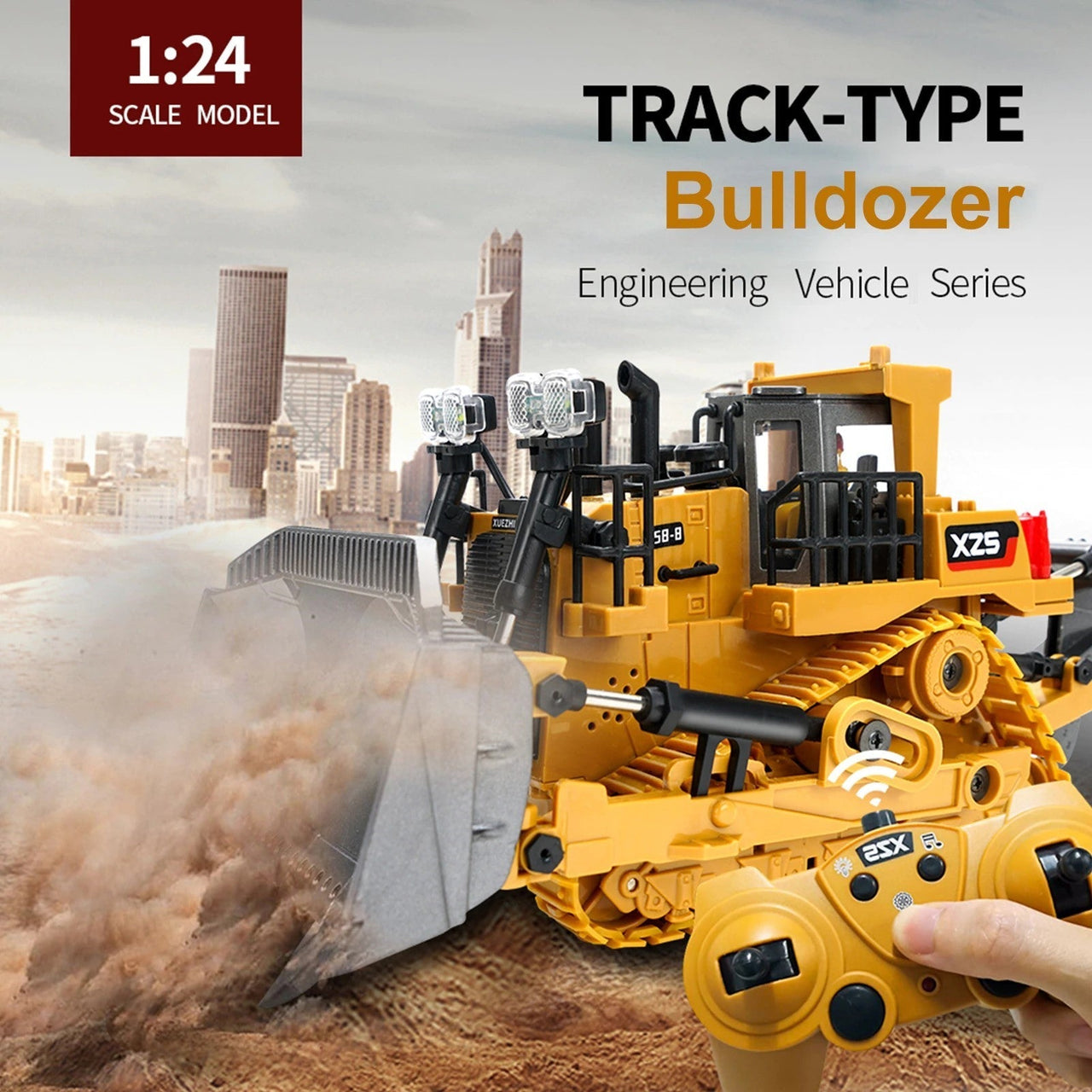 Toystar MegaBuild Pro | Make your child a master builder - RC bulldozer toy - Maak je kind een bouwmeester - RC-bulldozer ...