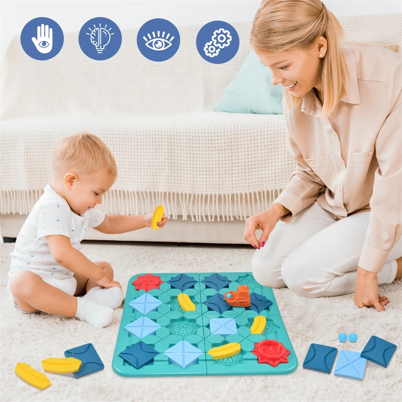 LogiMaze Board | Stimulate creativity and logical thinking - Montessori puzzle game