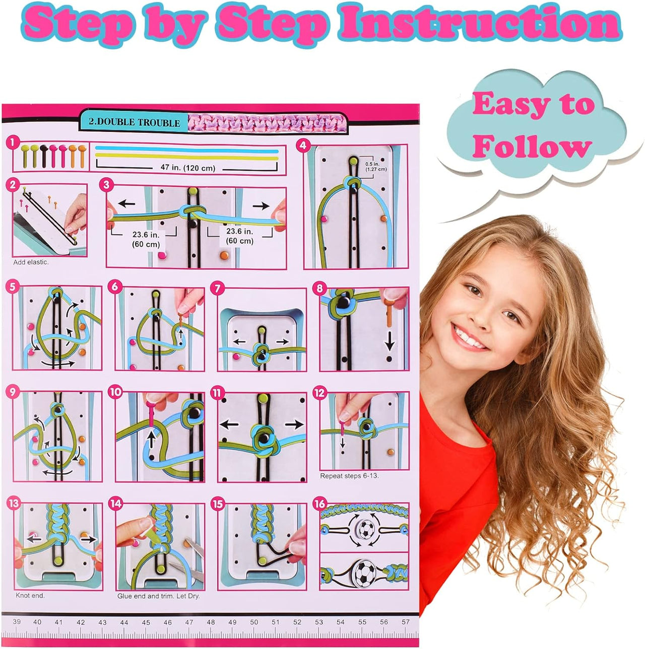 RopeArt DIY Vlechtset | Creatieve Knutselset voor Kinderen 5-12 – Stimuleer Creativiteit en Motoriek 5