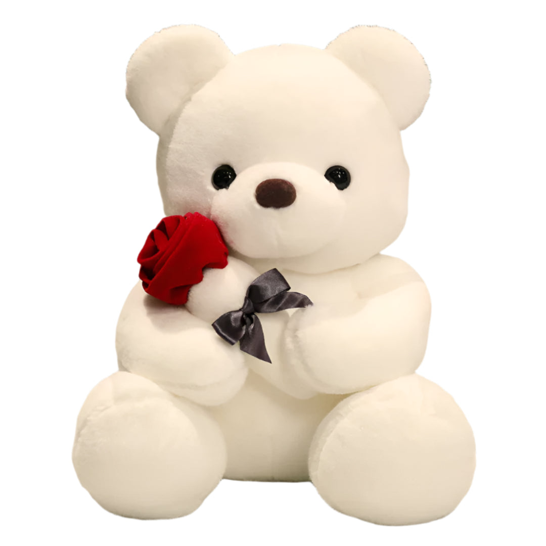 Toystar NL RoseBear Cuddly Bear | 3-in-1 Teddy Bear with Roses, 23-45 cm – A loving symbol of affection - Teddyberen