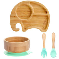 Thumbnail for Toystar BambooGuard | Safe and Eco-Friendly Eating - Baby Dinnerware Set with Suction Cup - Bestseller - Veilig en Milieuv...