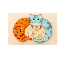 Thumbnail for Toystar WildPuzzle | Animal fun - Wooden Montessori puzzle with animals - Dierlijk speelplezier - Houten Montessori puzzel...