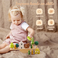 Thumbnail for Toystar ForestBalance | Stack, string and play - Wooden balancing game with forest animals - Stapel, rijg en speel - Houte...