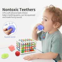 Thumbnail for Toystar ShapeQuest | Feel and discover - Sensory shape puzzle with soft textured balls - Voel en ontdek - Zintuiglijke vor...