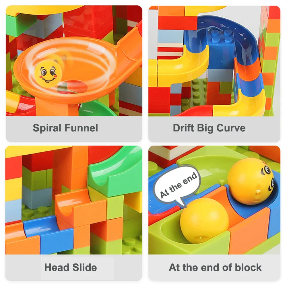 Toystar Marble Race Run Blocks | Learning & Discovering through Play - Creative Construction Set - Spelend Leren & Ontdekk...