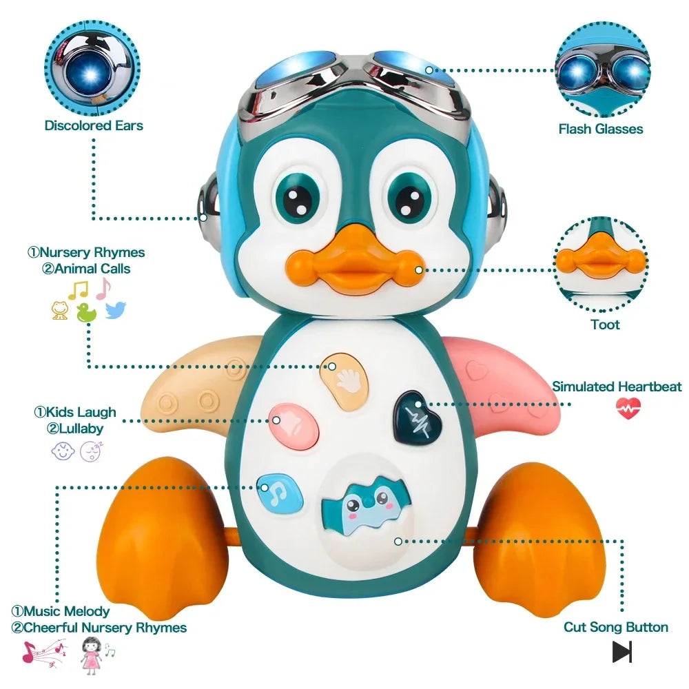 Toystar PinguDans | Magical Musical Baby Toy - Interactive Penguin - Magisch Muzikaal Babyspeelgoed - Interactieve Pinguïn...