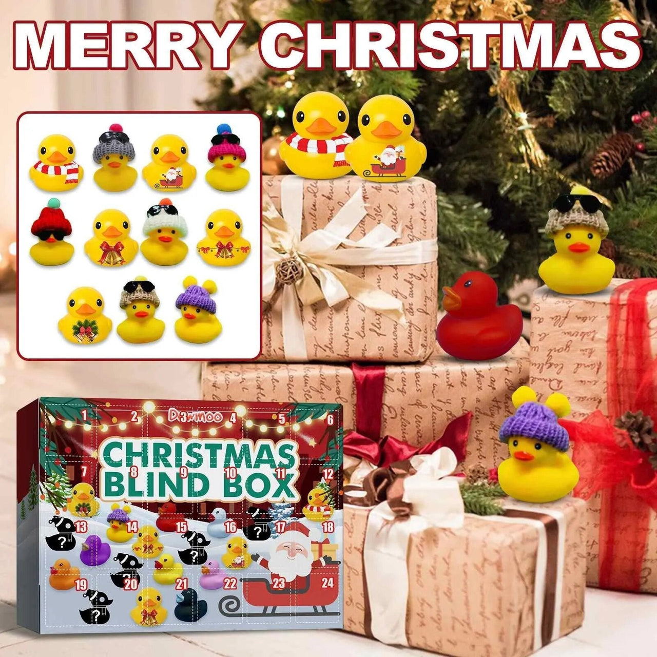 Toystar DuckieDelight Advent Calendar | Magical Surprises - Rubber Ducks for Every Day - Magische Verrassingen - Badeendje...