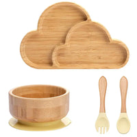 Thumbnail for Toystar BambooGuard | Safe and Eco-Friendly Eating - Baby Dinnerware Set with Suction Cup - Bestseller - Veilig en Milieuv...