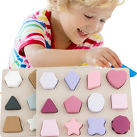 Thumbnail for Toystar FlexiForm | Soft and educational - Silicone Montessori puzzle for shapes and colors - Zacht en leerzaam - Silicone...